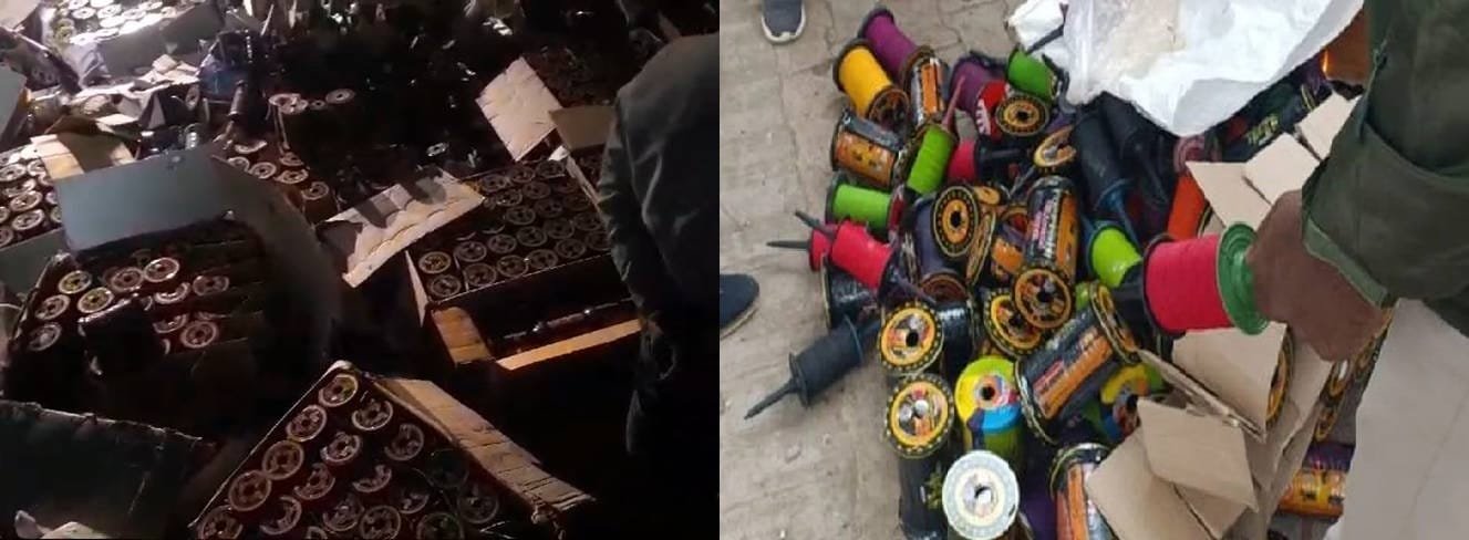 मंडावा में चाइनीज मांझे पर बड़ी कार्रवाई: हजारों चरखियां नष्ट, 2000 से अधिक चरखियां बरामद, लाखों का माल नष्ट Mandaava Me Chaineej Maanjhe