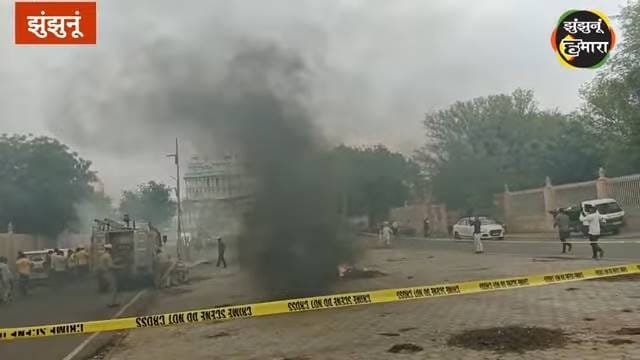 "Jhunjhunu mein Air Attack Mock Drill: Rani Sati Mandir par sankat se nipatne ki taiyari"