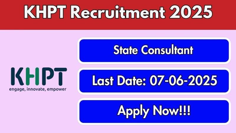 KHPT State Consultant Recruitment 2025