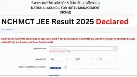 NCHM JEE 2025 Result Declared: Here's How to Download Your Scorecard and Know the Next Steps