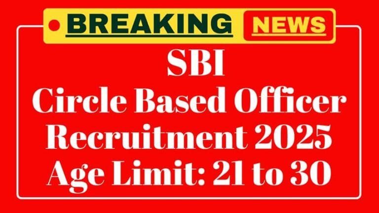 State Bank of India (SBI) CBO Bharti 2025: 2964 padon par Circle Based Officers ki bharti, aavedan shuru