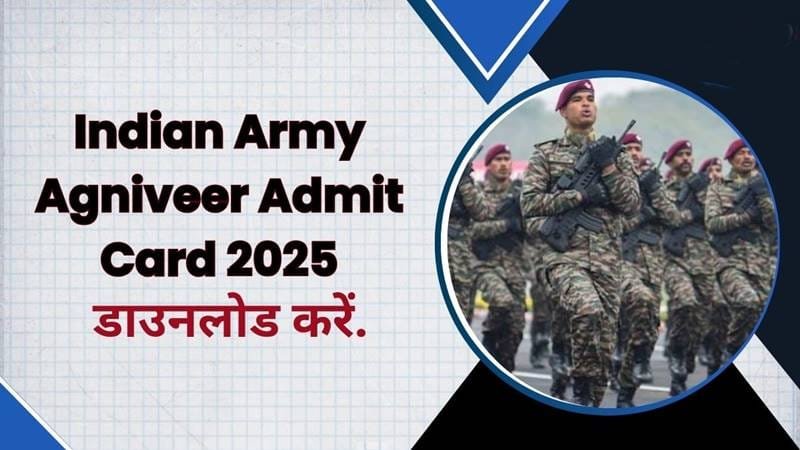 Indian Army Agniveer GD Admit Card 2025 Released: Here's How to Download and Check Key Exam Details