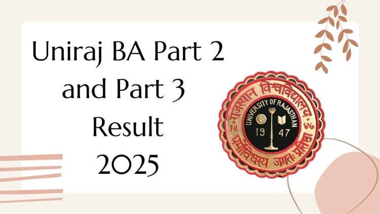 Uniraj Result 2025: Rajasthan University has released the results of BA Part 2 and Part 3, check like this