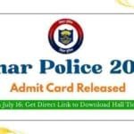 Bihar Police Admit Card 2025: Admit card released for Bihar Police Constable exam to be held on August 3, here is the link