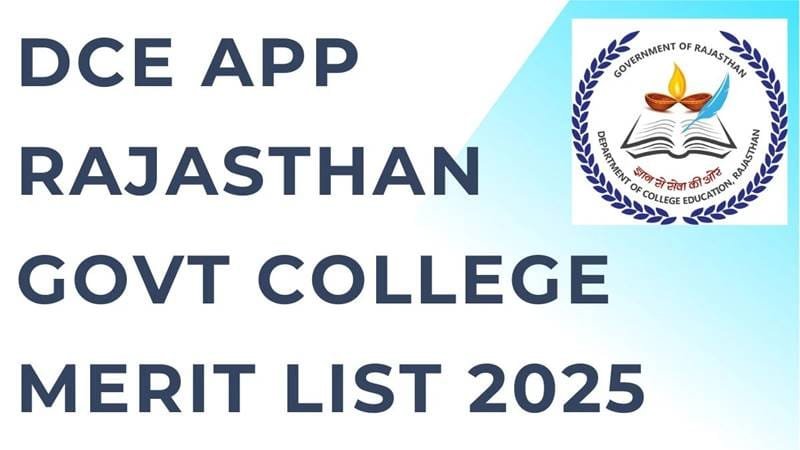 DCE Rajasthan UG Merit List 2025 released – Know complete details here, how to check and what is the next process