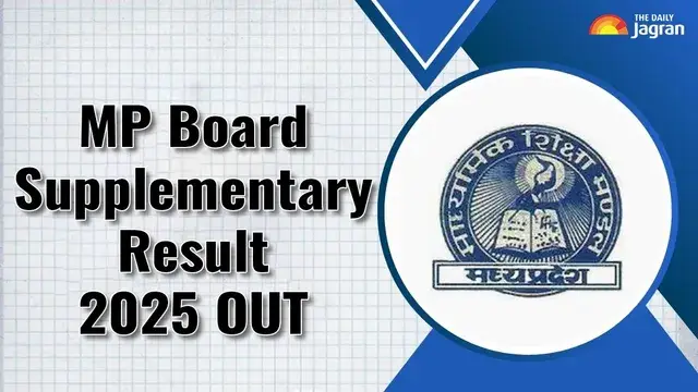 MP Board 10th and 12th Supplementary Result 2025 Declared – Check Now