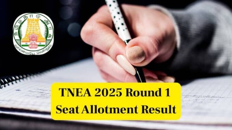 TNEA 2025 Round 1 Tentative Allotment Result Declared – Check College Allotment and Next Steps