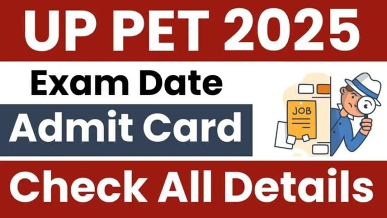 UPSSSC PET Exam 2025 Date Announced: Know Exam Date, Shift Timing, Admit Card and Important Instructions