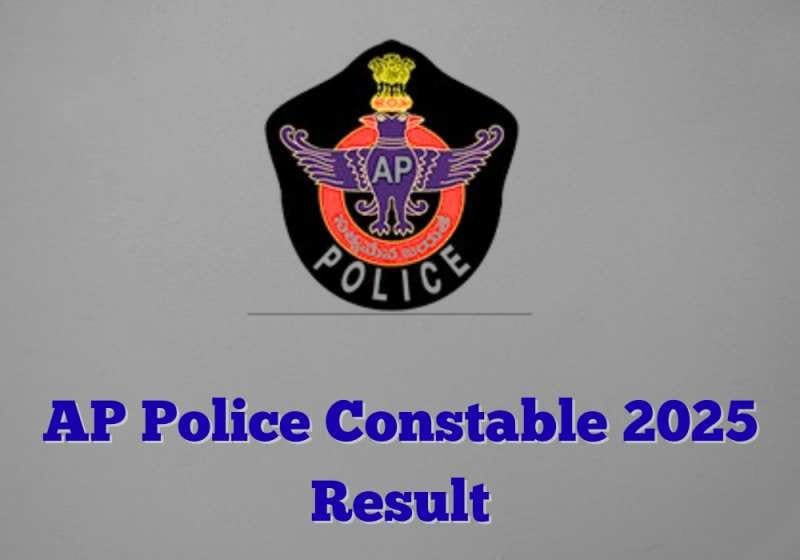 AP Police Constable Final Result 2025 declared – Check at slprb.ap.gov.in, 33,921 candidates successful