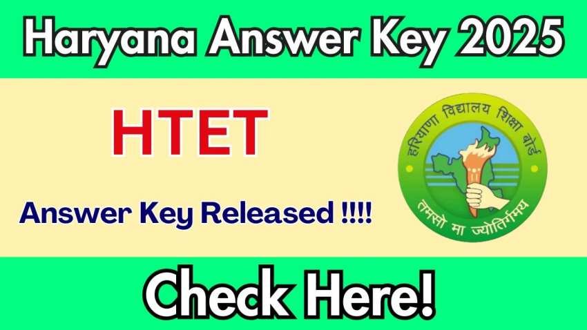 HTET Answer Key 2025 released