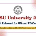 MDSU Ajmer has released the provisional list of UG/PG Results and Ph.D. Admission 2025