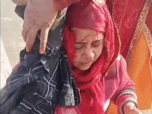 Farmer leader's wife attacked, seriously injured in head attack – hunger strike outside police station demanding justice