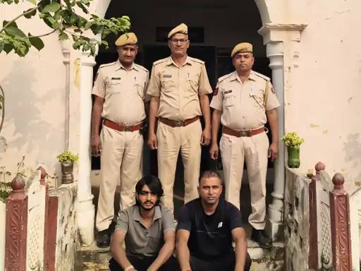 झुंझुनूं के खेतड़ी में नकली CBI अफसर गिरफ्तार: यूनिफॉर्म और हथियार के दम पर लोगों को बनाया शिकार