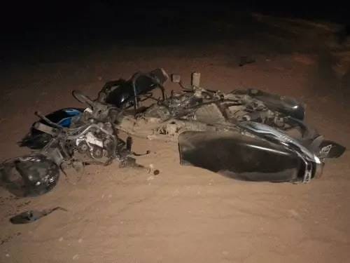Road accident in Surajgarh: Youth dies in a head-on collision between a motorcycle and a DI vehicle