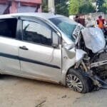 Tragic road accident in Bissau: Container and car collide fiercely at Mahansar Mode, one person dies on the spot