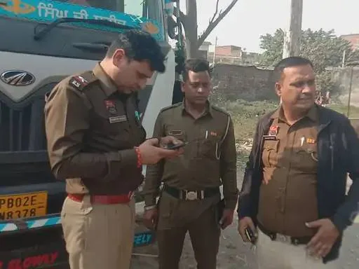 Tragic accident at Yamunanagar Power Plant: Driver's body found in truck cabin, police investigating