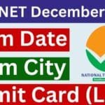 UGC NET December 2025 City Slip OUT