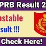 WB Police Constable Result 2025–26: Merit List WB Police Constable Result 2025–26: Merit List