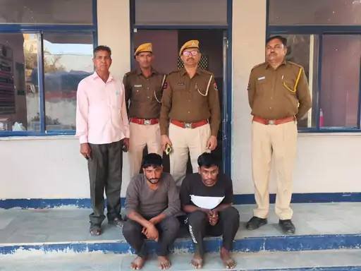 Buwana police seized a consignment of illegal country liquor, two accused arrested