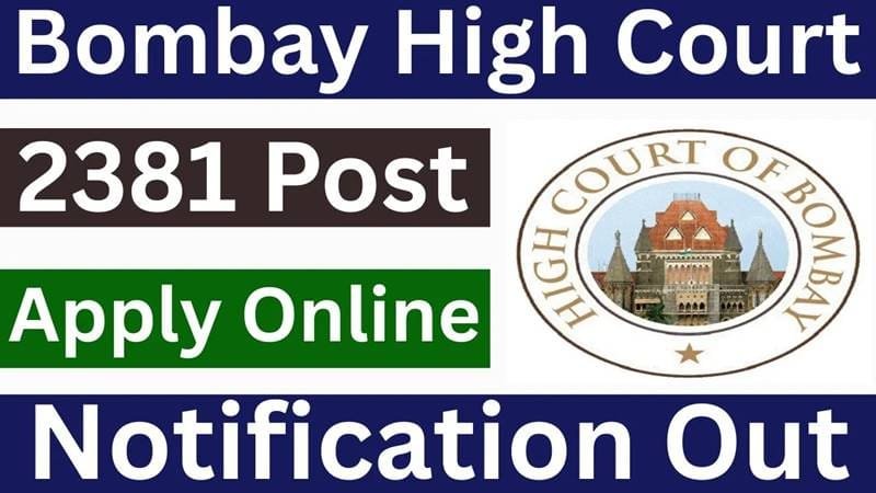 Bombay High Court Recruitment 2025 Last Date Today