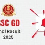 SSC GD Constable 2025 Final Result Declared