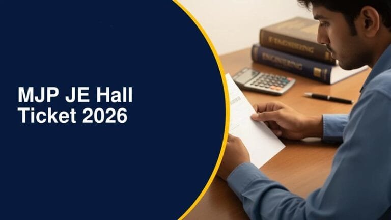 How to Check: MJP Hall Ticket 2026 Out