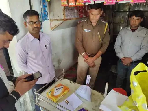 300 grams of marijuana recovered from a grocery store in Udaipurwati, shopkeeper arrested under NDPS Act